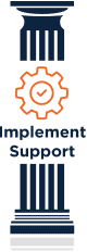 Implement support pillar